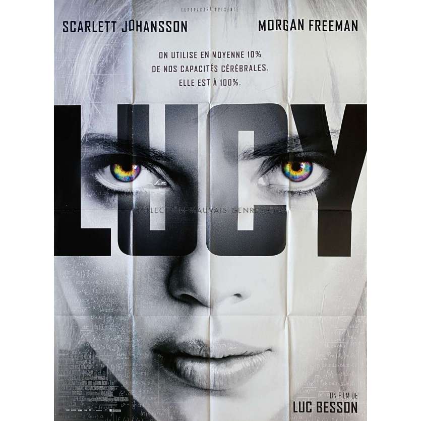 LUCY Affiche de film- 120x160 cm. - 2014 - Scarlett Johansson, Luc Besson