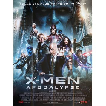 X-MEN APOCALYPSE French Movie Poster- 47x63 in. - 2016 - Bryan Singer, James McAvoy