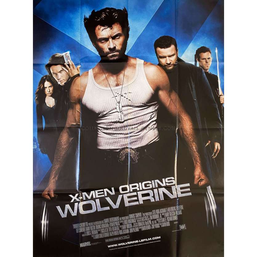 X-MEN ORIGINS : WOLVERINE French Movie Poster- 47x63 in. - 2009 - Gavin Hood, Hugh Jackman