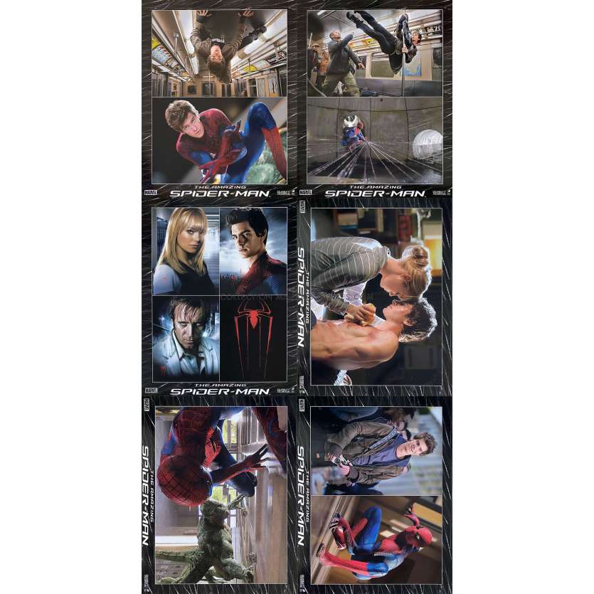 AMAZING SPIDER-MAN Photos de film x6 - 28x36 cm. - 2012 - Emma Stone, Marc Webb