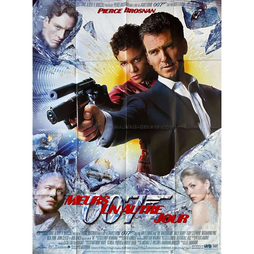 DIE ANOTHER DAY French Movie Poster- 47x63 in. - 2002 - Lee Tamahori, Pierce Brosnan