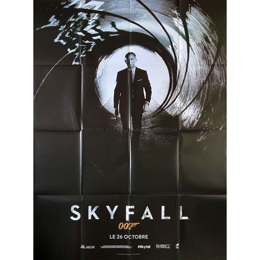 SKYFALL French Movie Poster- 47x63 in. - 2012 - James Bond, Daniel Craig