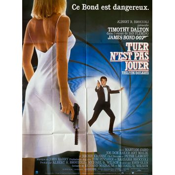 TUER N'EST PAS JOUER Affiche de film- 120x160 cm. - 1987 - Timothy Dalton, John Glen