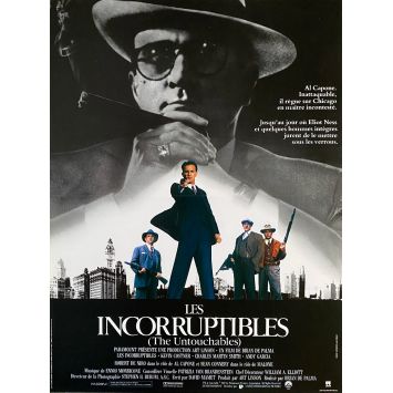 LES INCORRUPTIBLES Affiche de film- 40x54 cm. - 1987 - Kevin Costner, Brian de Palma