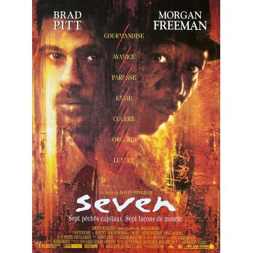 SEVEN Affiche de film- 40x54 cm. - 1995 - Brad Pitt, David Fincher