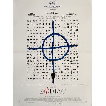 ZODIAC French Movie Poster- 15x21 in. - 2007 - David Fincher, Jake Gyllenhaal