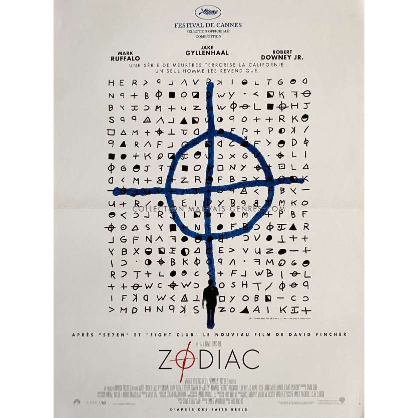 ZODIAC Affiche de film- 40x54 cm. - 2007 - Jake Gyllenhaal, David Fincher