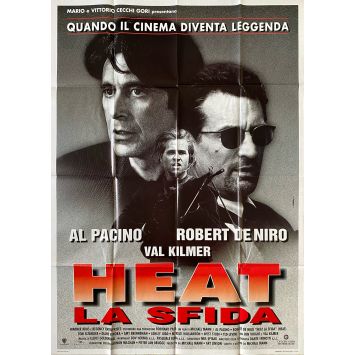 HEAT Affiche de film- 100x140 cm. - 1995 - Robert de Niro, Michael Mann