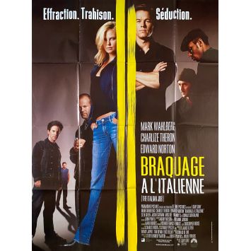 BRAQUAGE A L'ITALIENNE Affiche de film- 120x160 cm. - 2003 - Mark Wahlberg, F. Gary Gray