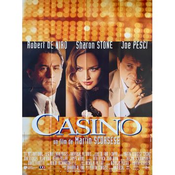 CASINO French Movie Poster- 47x63 in. - 1995 - Martin Scorsese, Robert de Niro