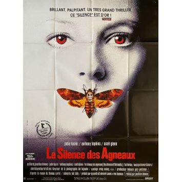 LE SILENCE DES AGNEAUX Affiche de film- 120x160 cm. - 1991 - Anthony Hopkins, Jonathan Demme