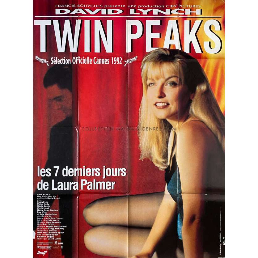 TWIN PEAKS French Movie Poster- 47x63 in. - 1992 - David Lynch, Sheryl Lee