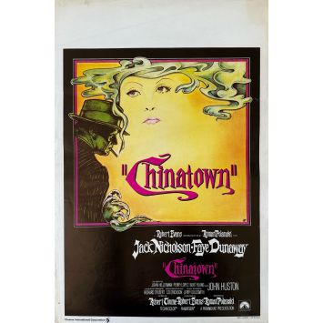 CHINATOWN Belgian Movie Poster- 14x21 in. - 1974 - Roman Polanski, Jack Nicholson