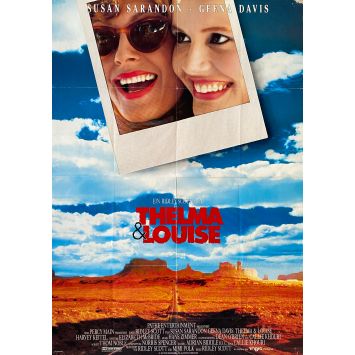 THELMA ET LOUISE Affiche de film- 118x83 cm. - 1991 - Geena Davis, Ridley Scott