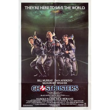 GHOSTBUSTERS U.S Movie Poster- 27x41 in. - 1984 - Ivan Reitman, Bill Murray