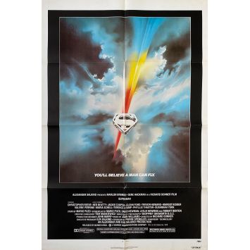 SUPERMAN U.S Movie Poster- 27x41 in. - 1978 - Richard Donner, Christopher Reeves