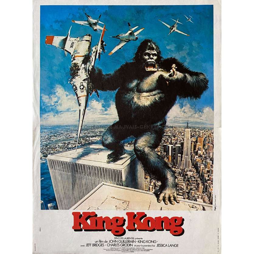 KING KONG (1976) Affiche de film- 40x54 cm. - 1976 - Jessica Lange, John Guillermin