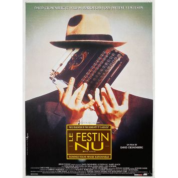 LE FESTIN NU Affiche de film- 40x54 cm. - 1991 - Peter Weller, david Cronenberg