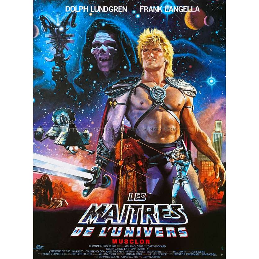 LES MAITRES DE L'UNIVERS Affiche de film- 40x54 cm. - 1987 - Dolph Lundgren, Gary Goddard