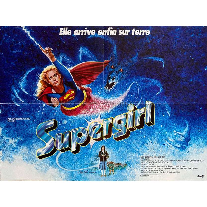 SUPERGIRL Affiche de film- 60x80 cm. - 1984 - Helen Slater, Jeannot Szwarc