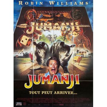 JUMANJI Affiche de film- 120x160 cm. - 1995 - Robin Williams, Joe Johnston