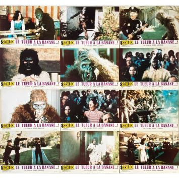 SCHLOCK French Lobby Cards x12 - 9x12 in. - 1973 - John Landis, Saul Kahan 