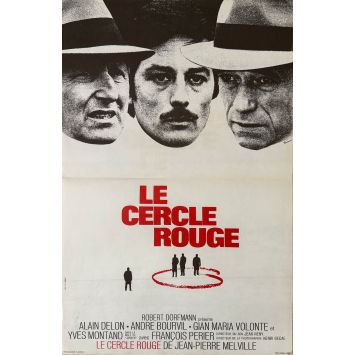 LE CERCLE ROUGE Affiche de film- 40x60 cm. - 1970 - Alain Delon, Jean-Pierre Melville