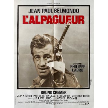 L'ALPAGUEUR Affiche de film- 60x80 cm. - 1976 - Jean-Paul Belmondo, Philippe Labro