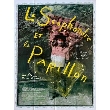 THE DIVING BELL AND THE BUTTERFLY French Movie Poster- 47x63 in. - 2007 - Julian Schnabel, Mathieu Amalric