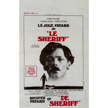 LE JUGE FAYARD DIT LE SHERIFF Affiche de film- 35x55 cm. - 1977 - Patrick Dewaere, Yves Boisset