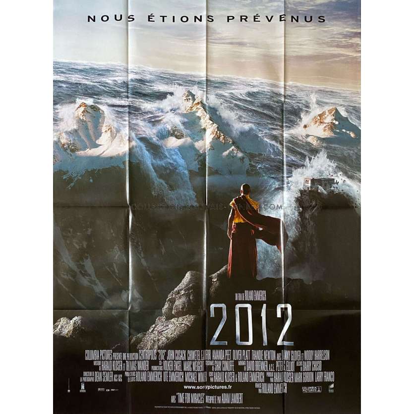 2012 Affiche de cinéma- 120x160 cm. - 2009 - John Cusack, Roland Emmerich