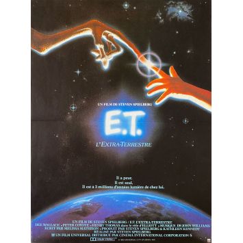 E.T. THE EXTRA-TERRESTRIAL French Movie Poster 1st release. - 15x21 in. - 1982 - Steven Spielberg, Dee Wallace