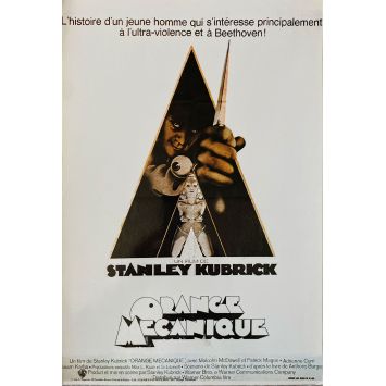 ORANGE MECANIQUE Affiche commerciale- 30x40 cm. - 1971 - Malcom McDowell, Stanley Kubrick