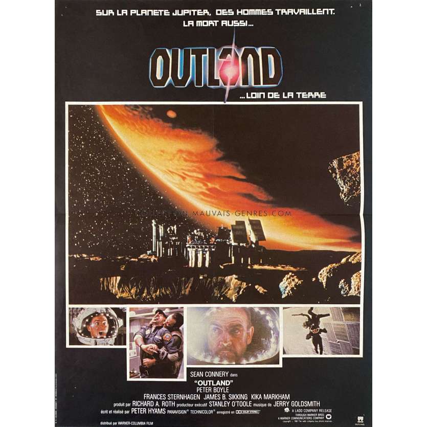 OUTLAND Affiche de cinéma- 40x54 cm. - 1981 - Sean Connery, Peter Hyams