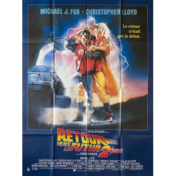 RETOUR VERS LE FUTUR 2 Affiche de cinéma- 120x160 cm. - 1989 - Michael J. Fox, Robert Zemeckis