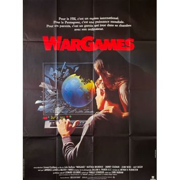 WAR GAMES French Movie Poster- 47x63 in. - 1983 - John Badham, Matthew Broderick