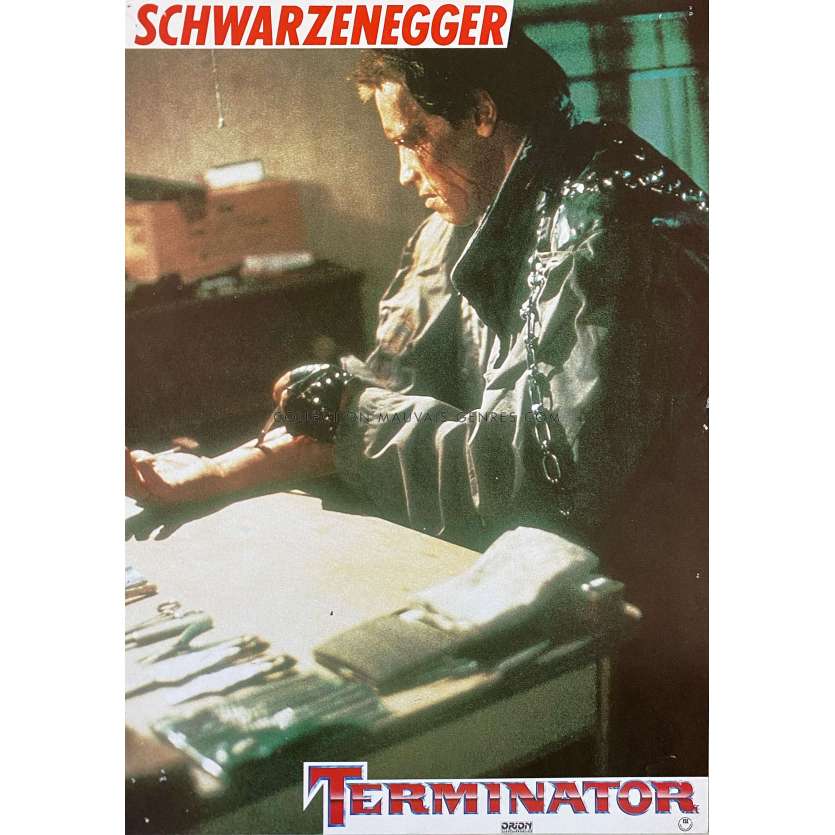 TERMINATOR German Lobby Card N10 - 9x11,5 in. - 1983 - James Cameron, Arnold Schwarzenegger