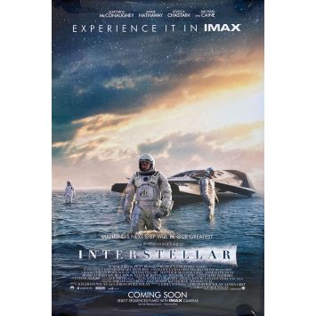 INTERSTELLAR Affiche de cinéma Imax Inter. - 69x102 cm. - 2014 - Matthew McConaughey, Christopher Nolan