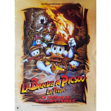 LA BANDE A PICSOU Affiche de cinéma- 40x54 cm. - 1987 - Alan Young, Walt Disney