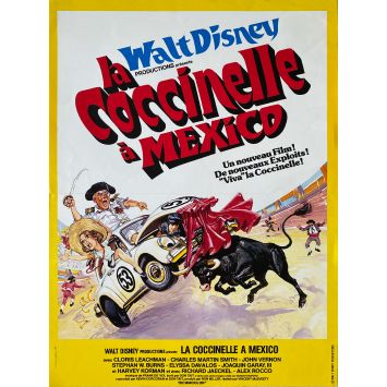 LA COCCINELLE A MEXICO Affiche de cinéma- 40x54 cm. - 1980 - Charles Martin Smith, Walt Disney