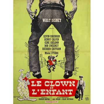 LE CLOWN ET L'ENFANT Affiche de cinéma- 60x80 cm. - 1960 - Kevin Corcoran, Walt Disney