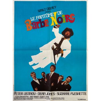 LE FANTOME DE BARBE NOIRE Affiche de cinéma- 60x80 cm. - 1968 - Peter Ustinov, Walt Disney