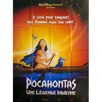 POCAHONTAS French Movie Poster Def. - 47x63 in. - 1995 - Walt Disney, el Gibson