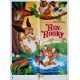 THE FOX AND THE HOUND French Movie Poster- 23x32 in. - 1981 - Walt Disney, Mickey Rooney