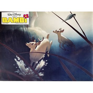 BAMBI French Lobby Card N01 - 9x12 in. - 1942/R1970 - Walt Disney, Hardie Albright