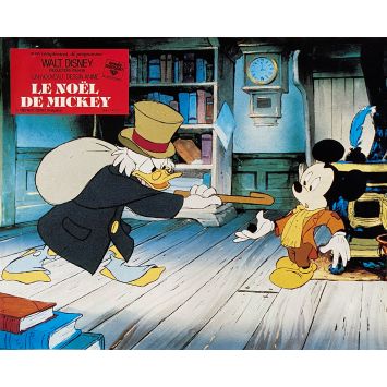 MICKEY CHRISTMAS CAROL French Lobby Card N02 - 10x12 in. - 1983 - Walt Disney, Alan Young