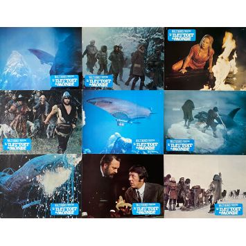 THE ISLAND AT THE TOP OF THE WORLD French Lobby Cards x9 - Set B - 10x12 in. - 1974 - Robert Stevenson, David Hartman