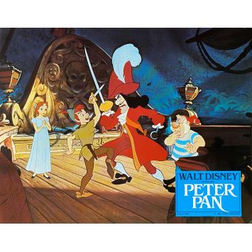 PETER PAN French Lobby Card N03 - 9x12 in. - 1953/R1980 - Walt Disney, Bobby Driscoll