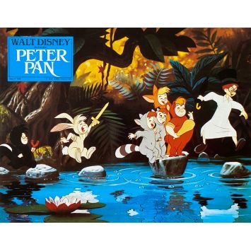 PETER PAN French Lobby Card N05 - 9x12 in. - 1953/R1980 - Walt Disney, Bobby Driscoll