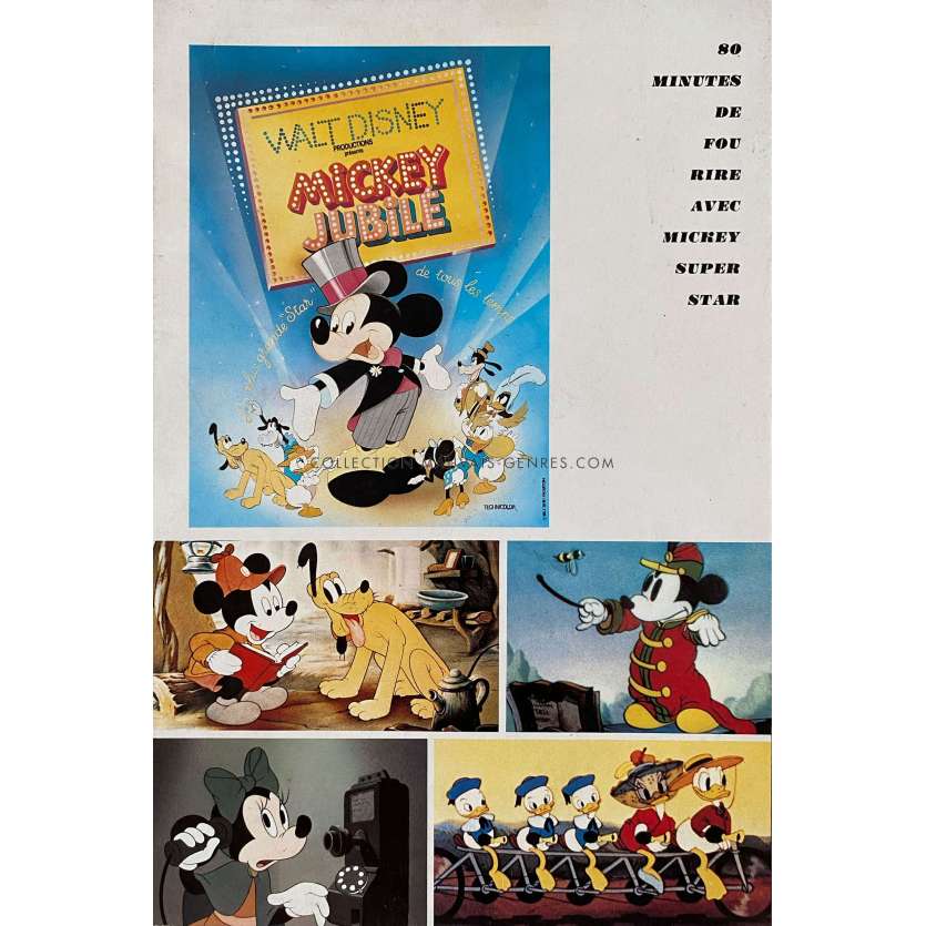 MICKEY JUBILE Synopsis 4p - 18x24 cm. - 1978 - Mickey Mouse, Walt Disney